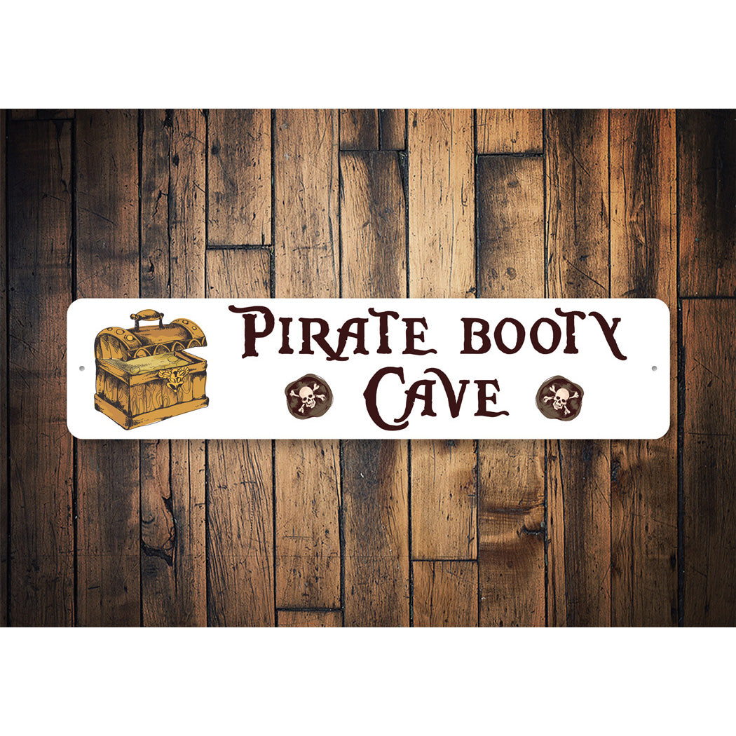 Pirates Booty Cave Sign