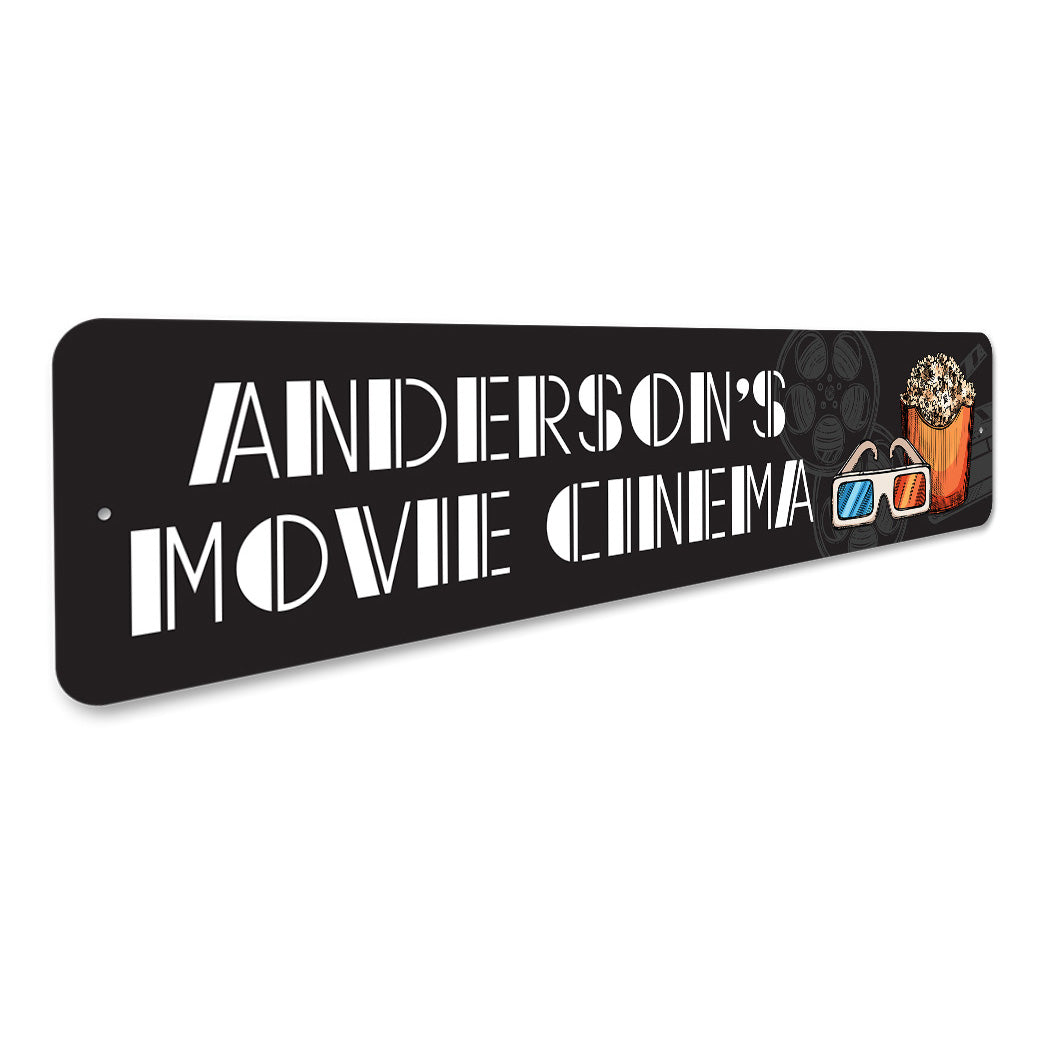 Family Movie Cinema Sign