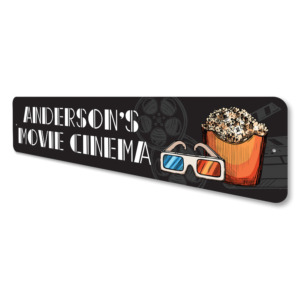 Family Movie Cinema Sign
