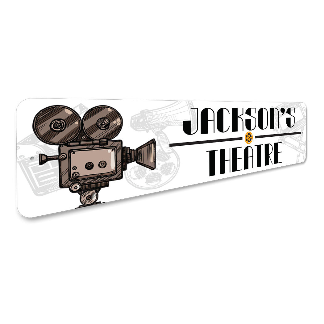 Family Movie Theatre Sign