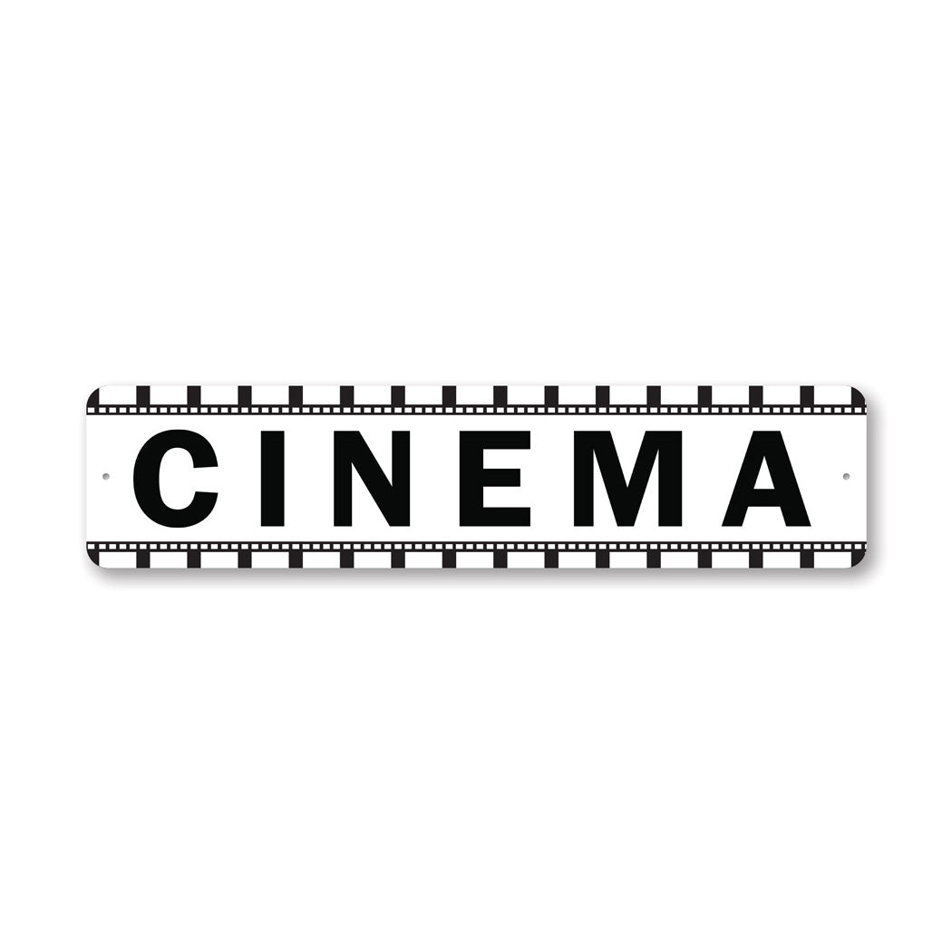 Cinema Metal Sign
