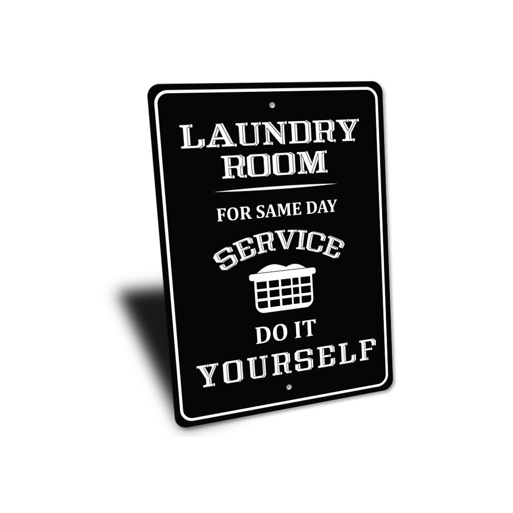 Laundry Room Service Sign
