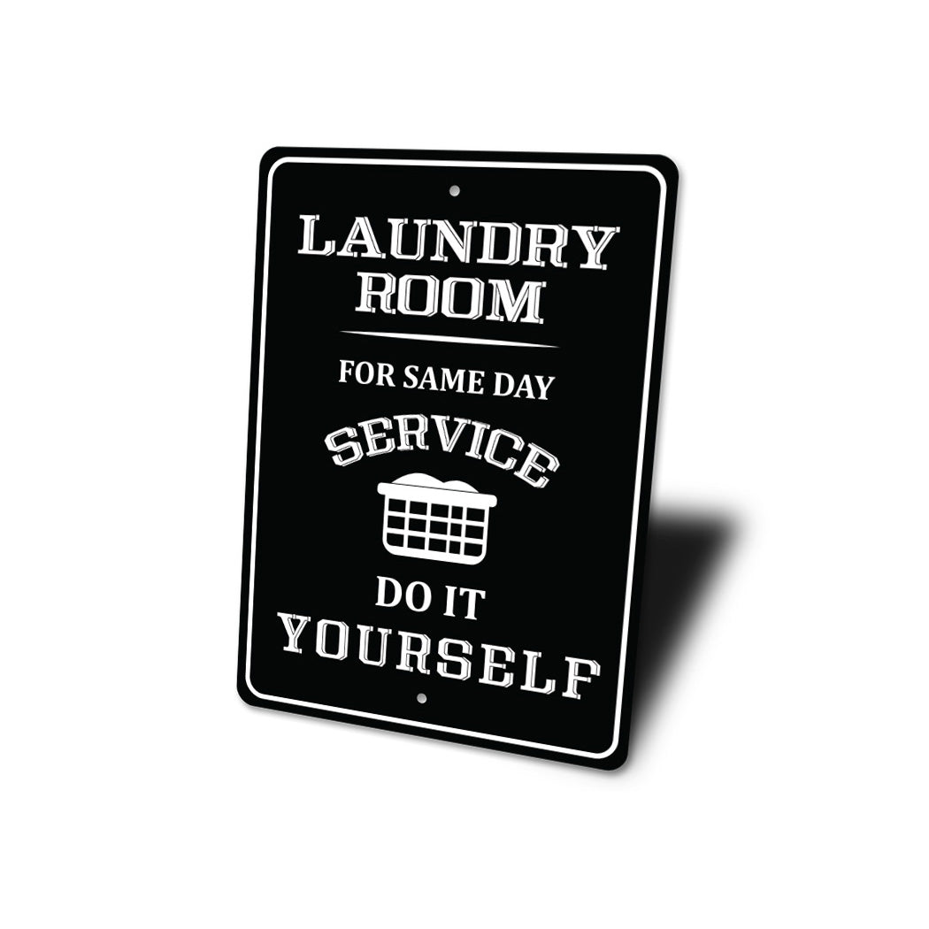 Laundry Room Service Sign