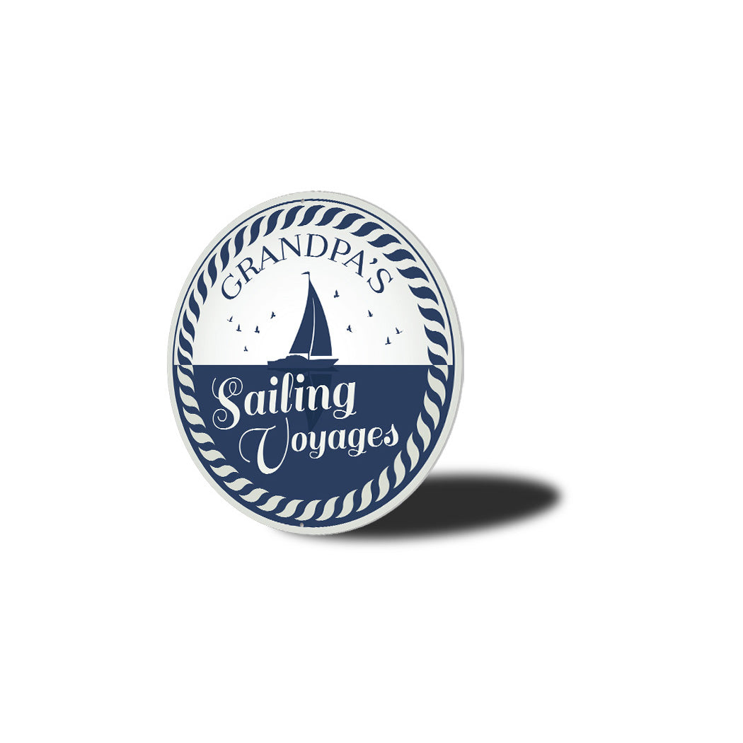 Grandpas Sailing Voyages Sign