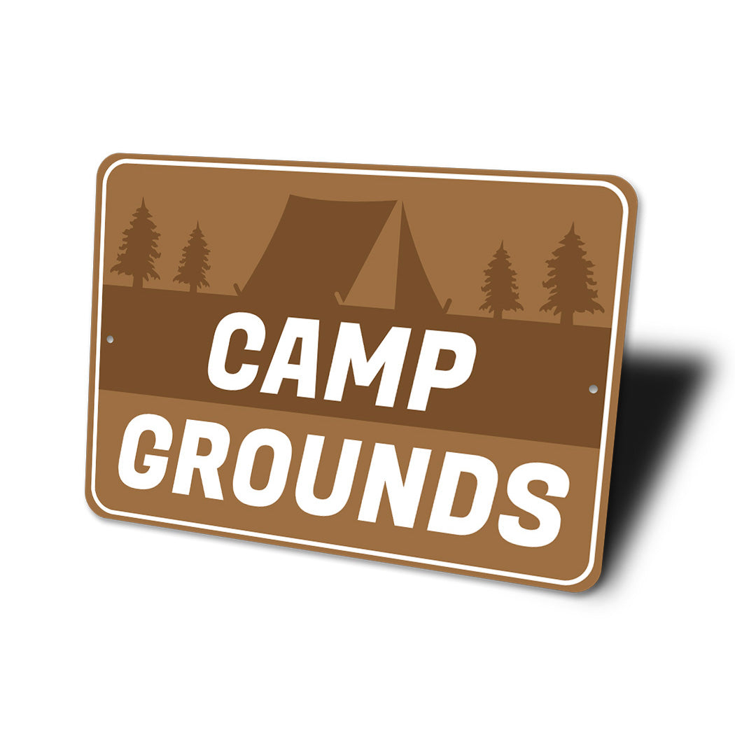 Camp Grounds Sign