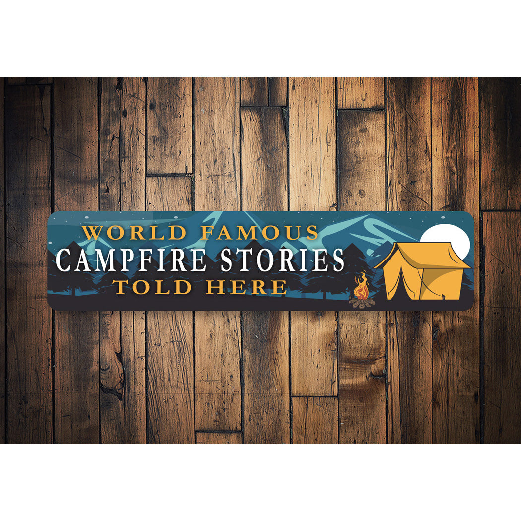 Best Campfire Stories Sign