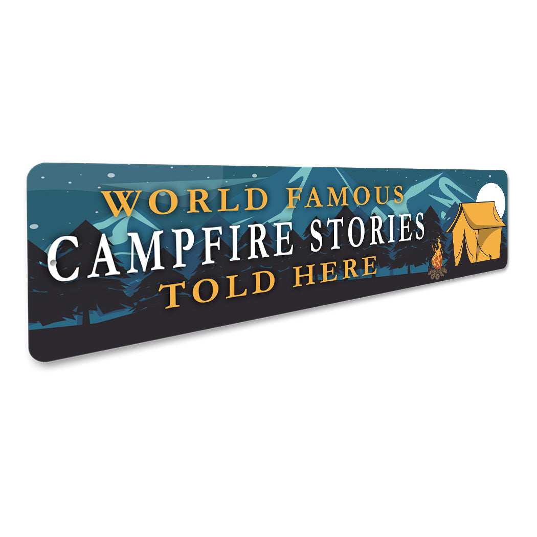 Best Campfire Stories Sign