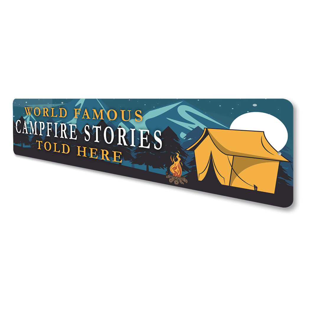 Best Campfire Stories Sign