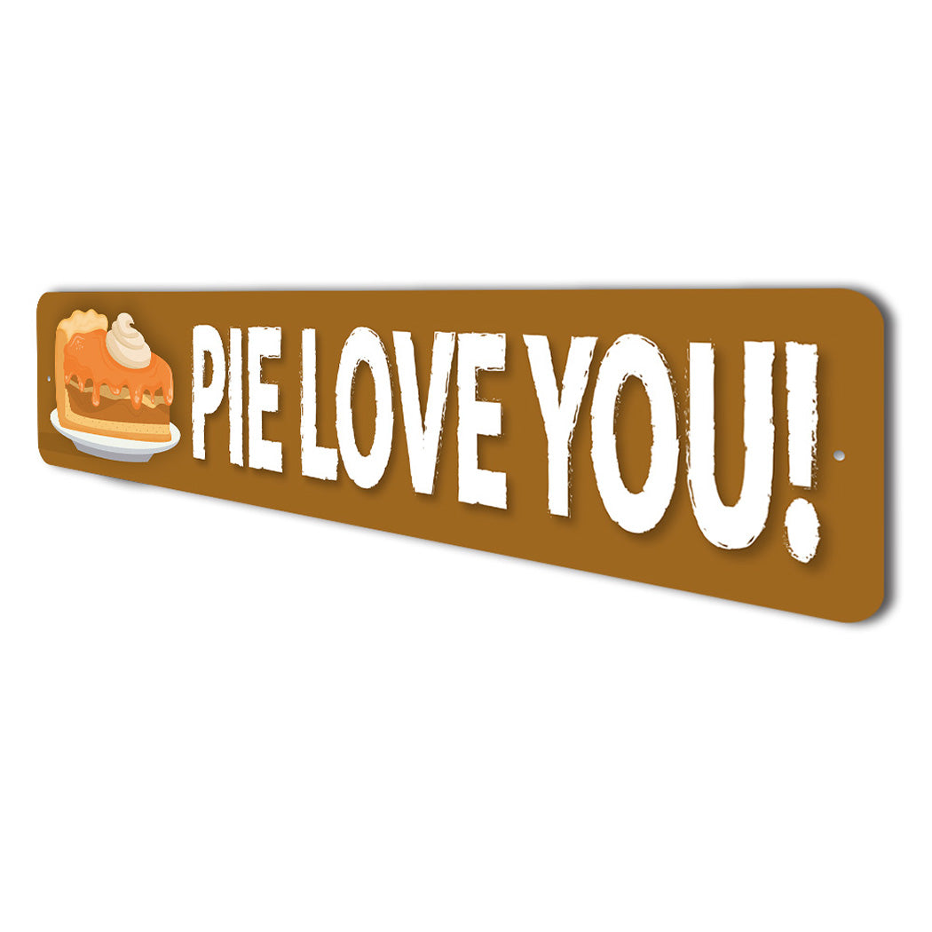 Pie Love You Saying Sign