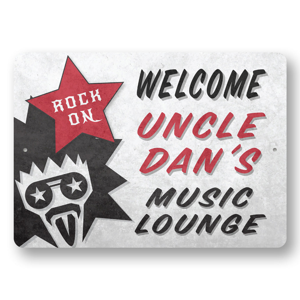 Custom Music Lounge Sign