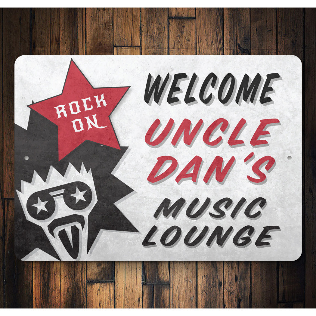 Custom Music Lounge Sign
