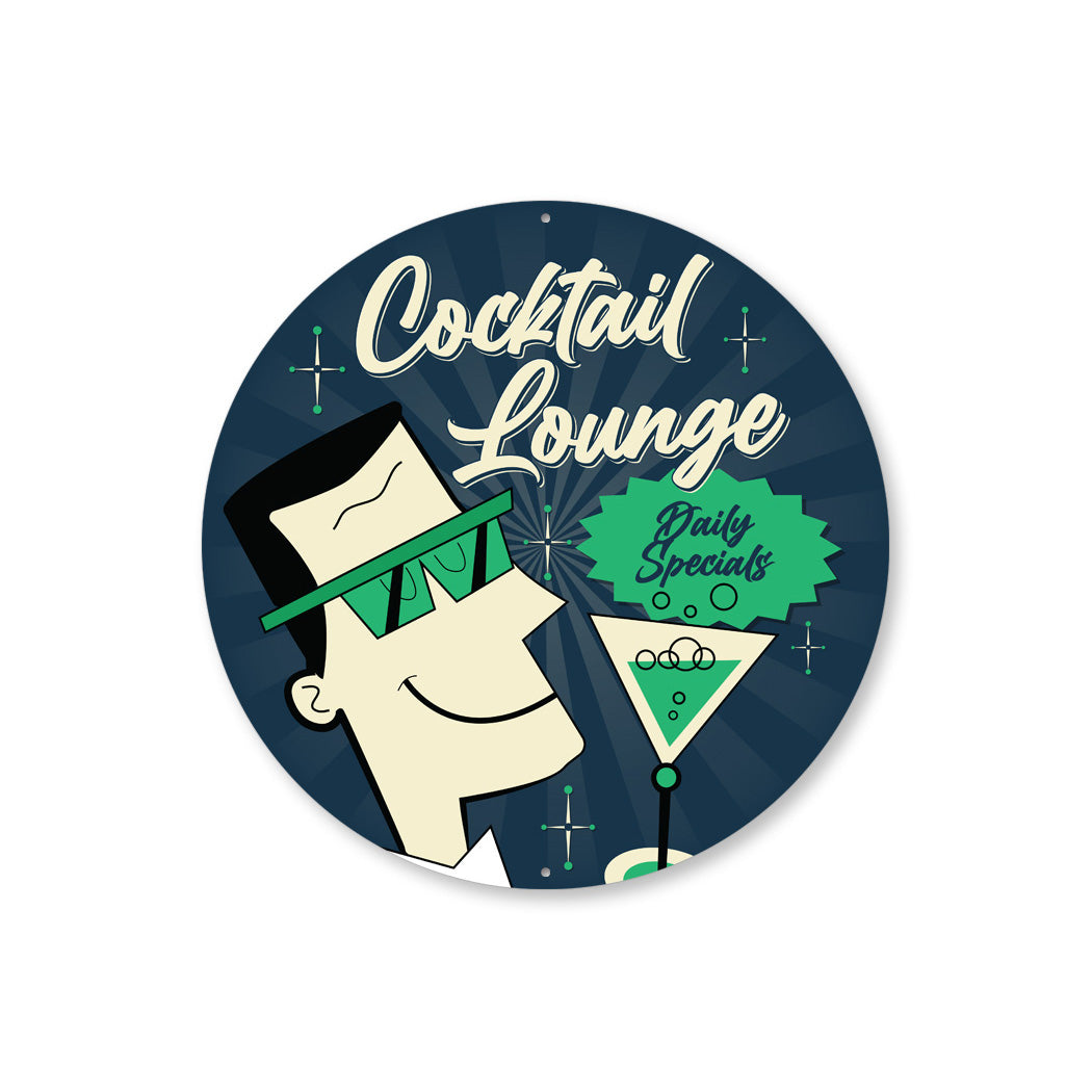 Retro Cocktail Sign Sign