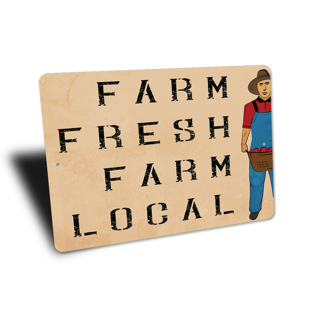 Farm Fresh Farm Local Sign
