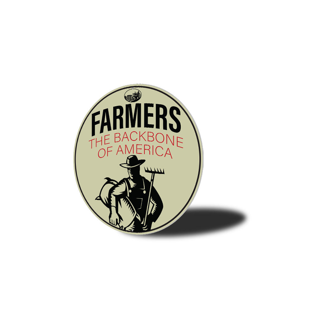 Farmers... Backbone Of America Sign