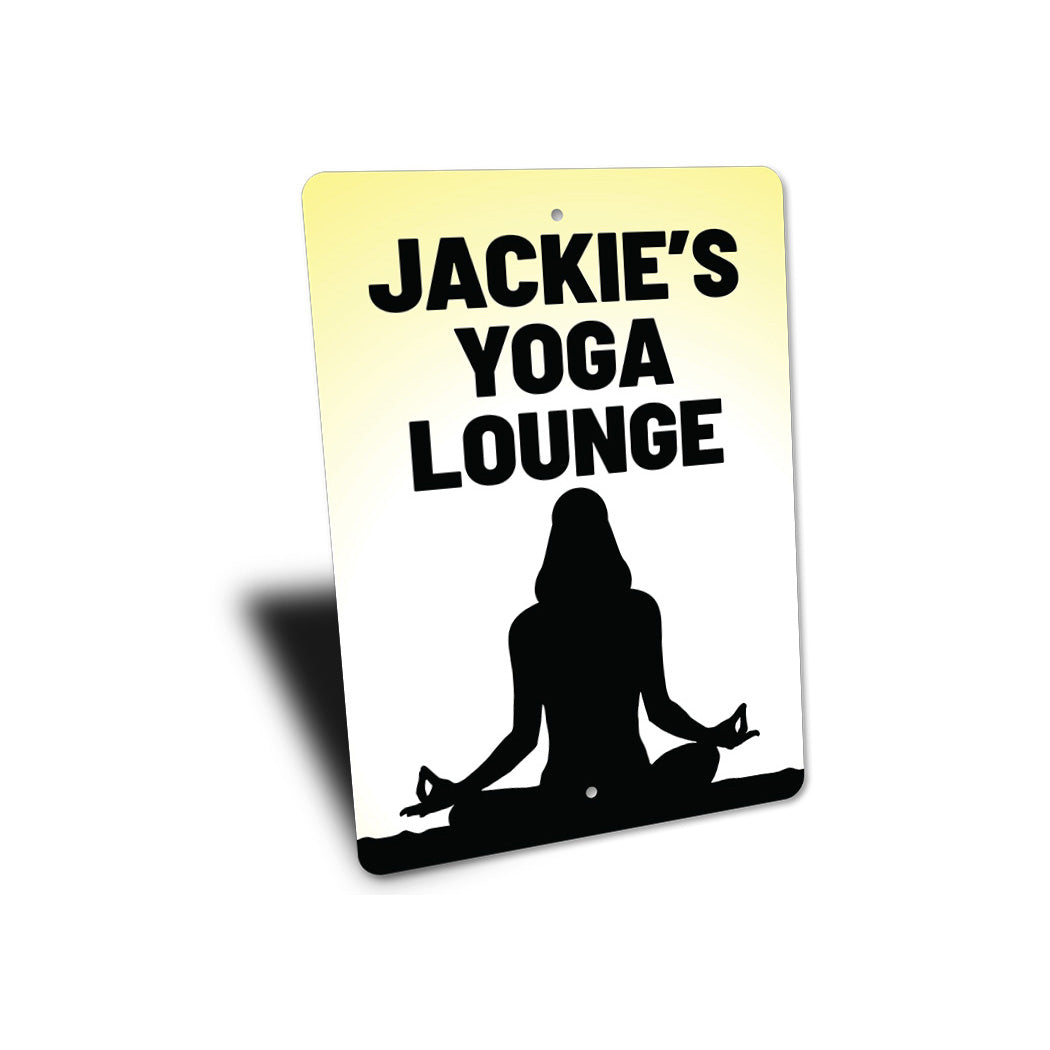 Custom Yoga Lounge Sign