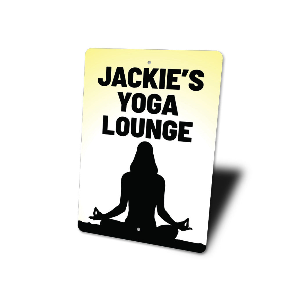 Custom Yoga Lounge Sign