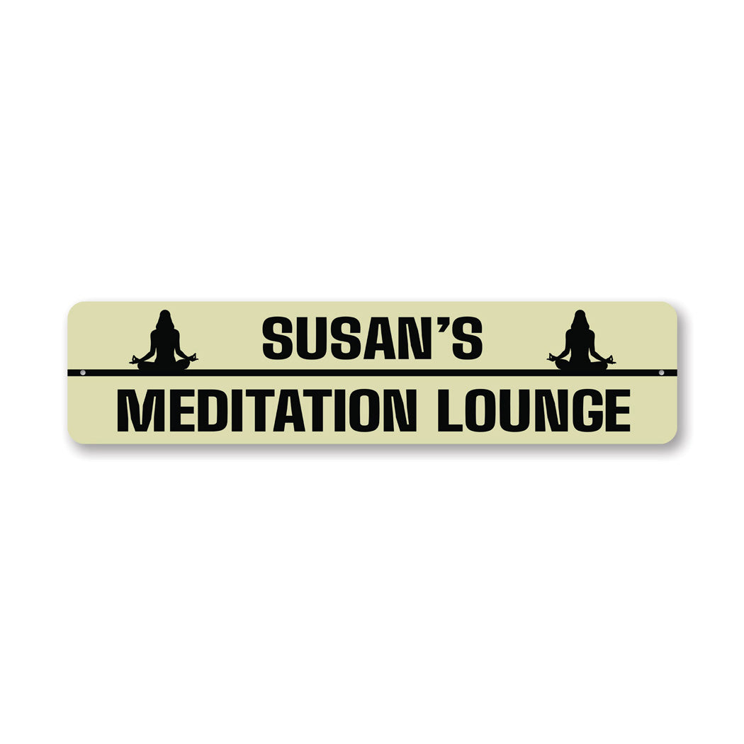 Meditation And Yoga Studio Sign