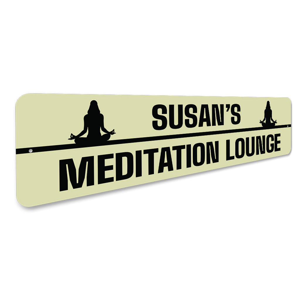 Meditation And Yoga Studio Sign