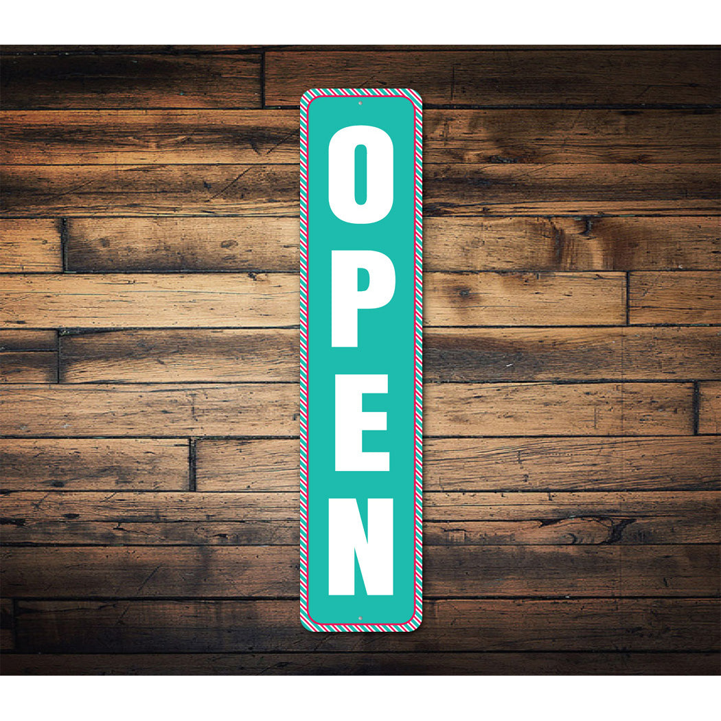 Christmas Open Sign Sign
