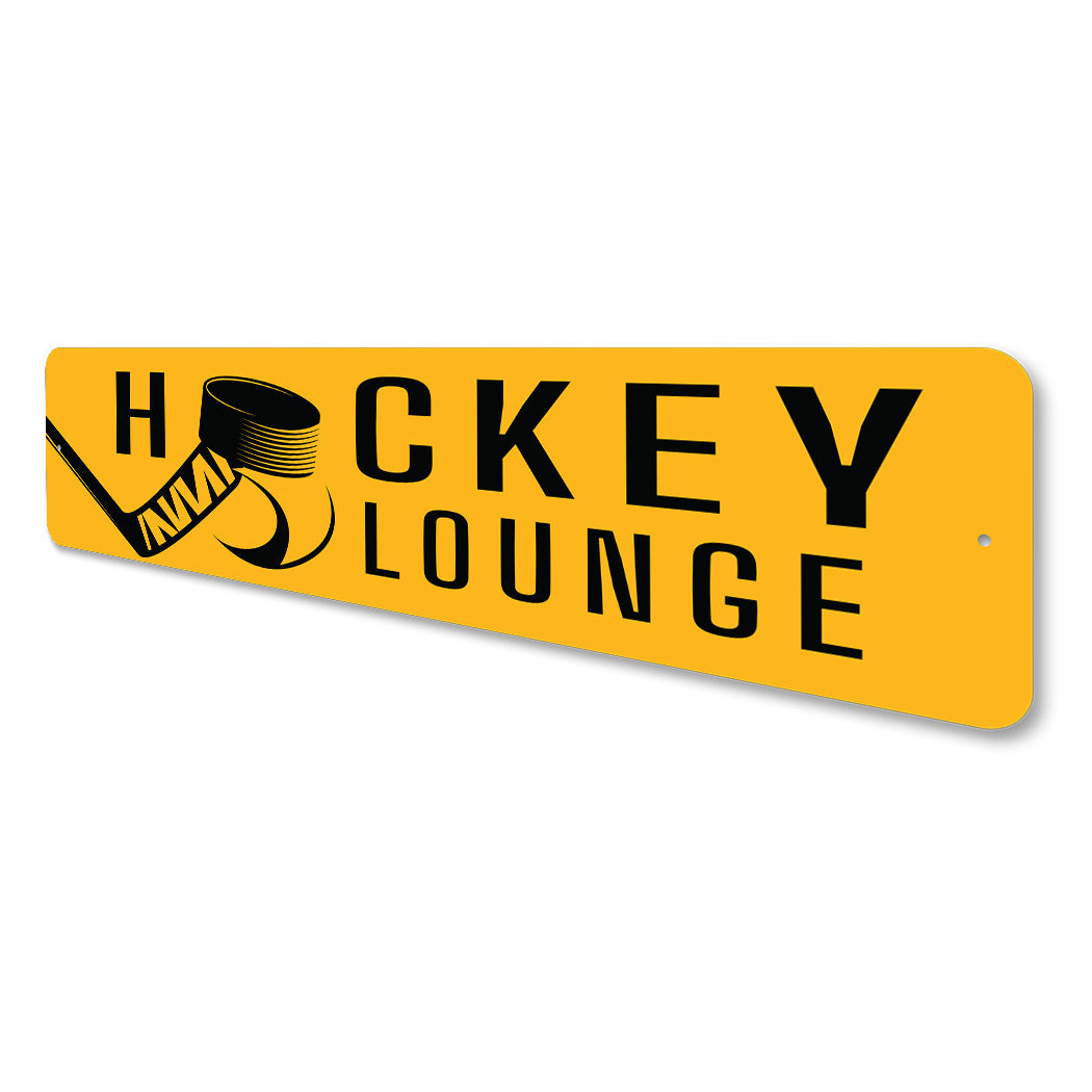 Hockey Lounge Sign Sign