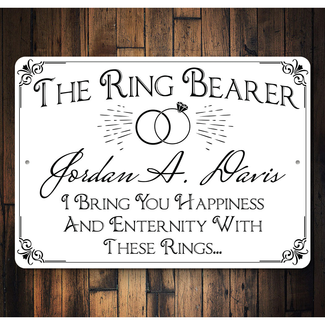 The Ring Bearer Sign