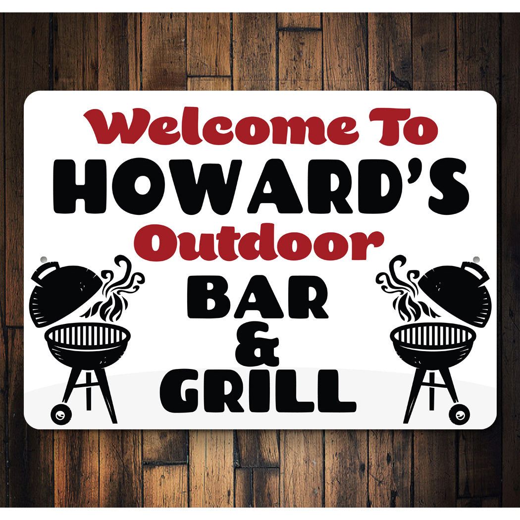 Backyard Bar & Grill Sign