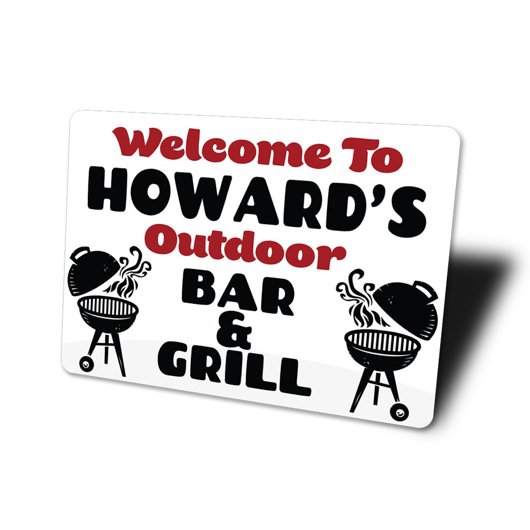 Backyard Bar & Grill Sign