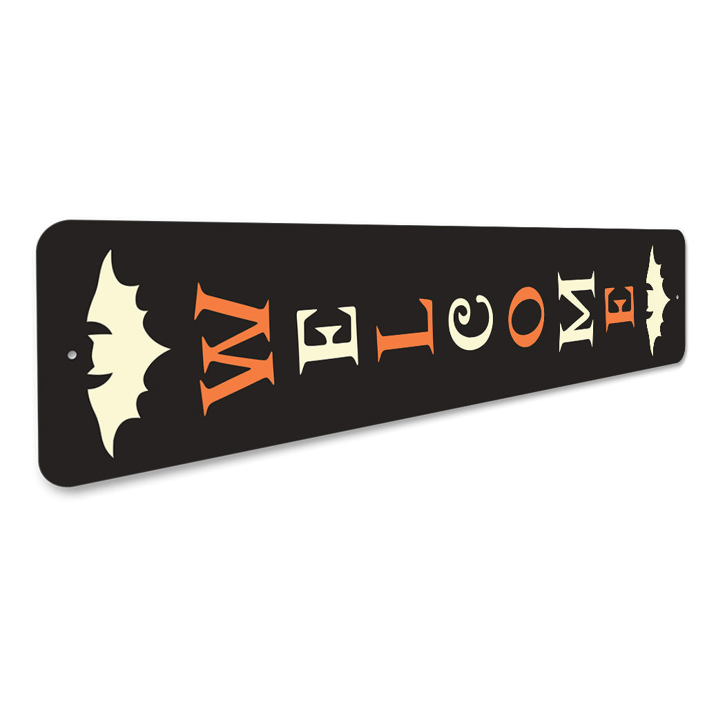 Welcome Halloween Home Sign