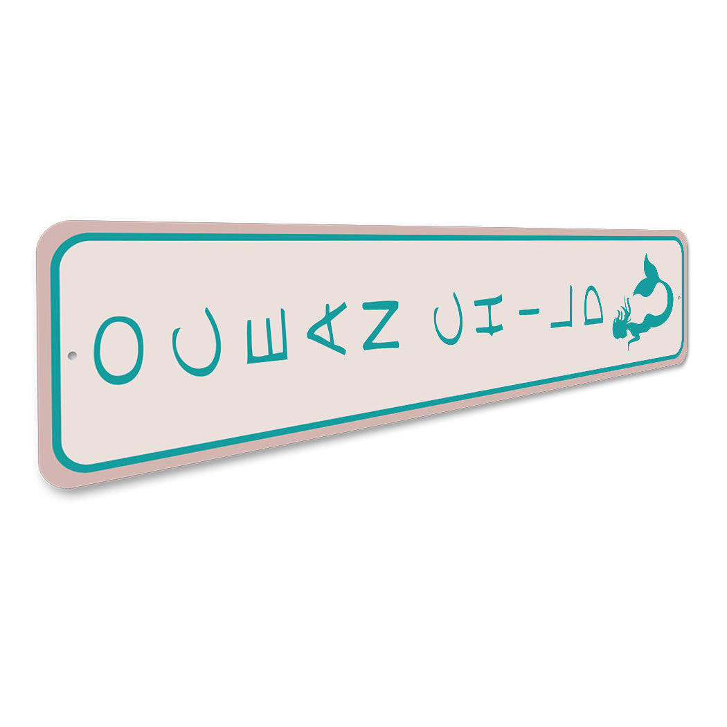Mermaid Ocean Child Sign