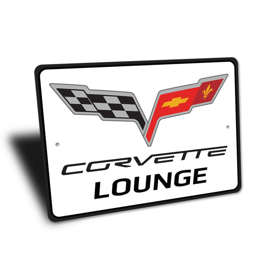 Corvette Lounge Clean Sign