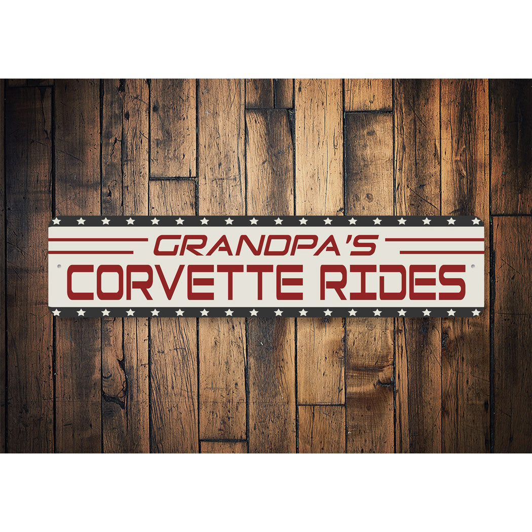 Corvette Rides Sign