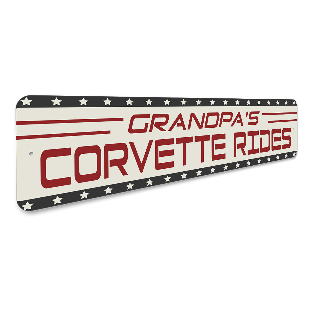 Corvette Rides Sign