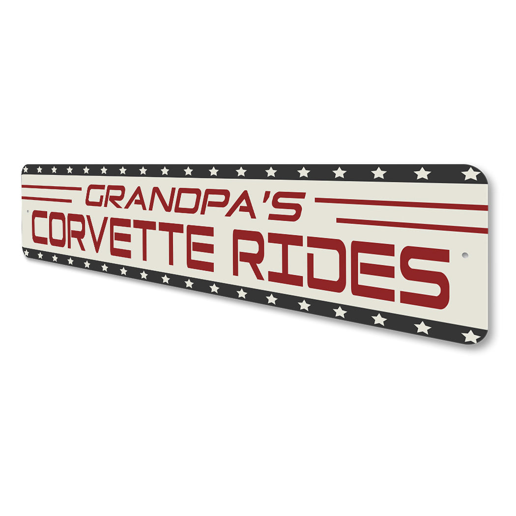Corvette Rides Sign