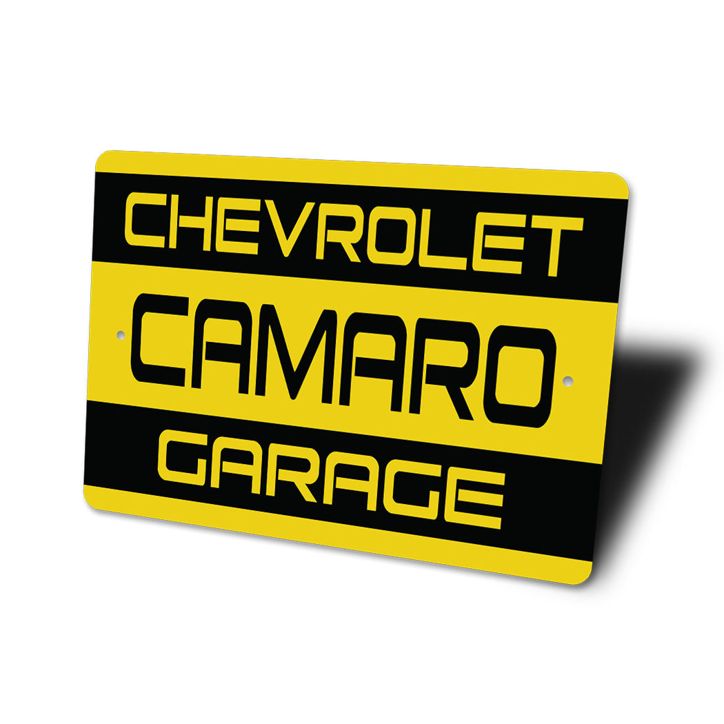 Chevrolet Camaro Garage Sign