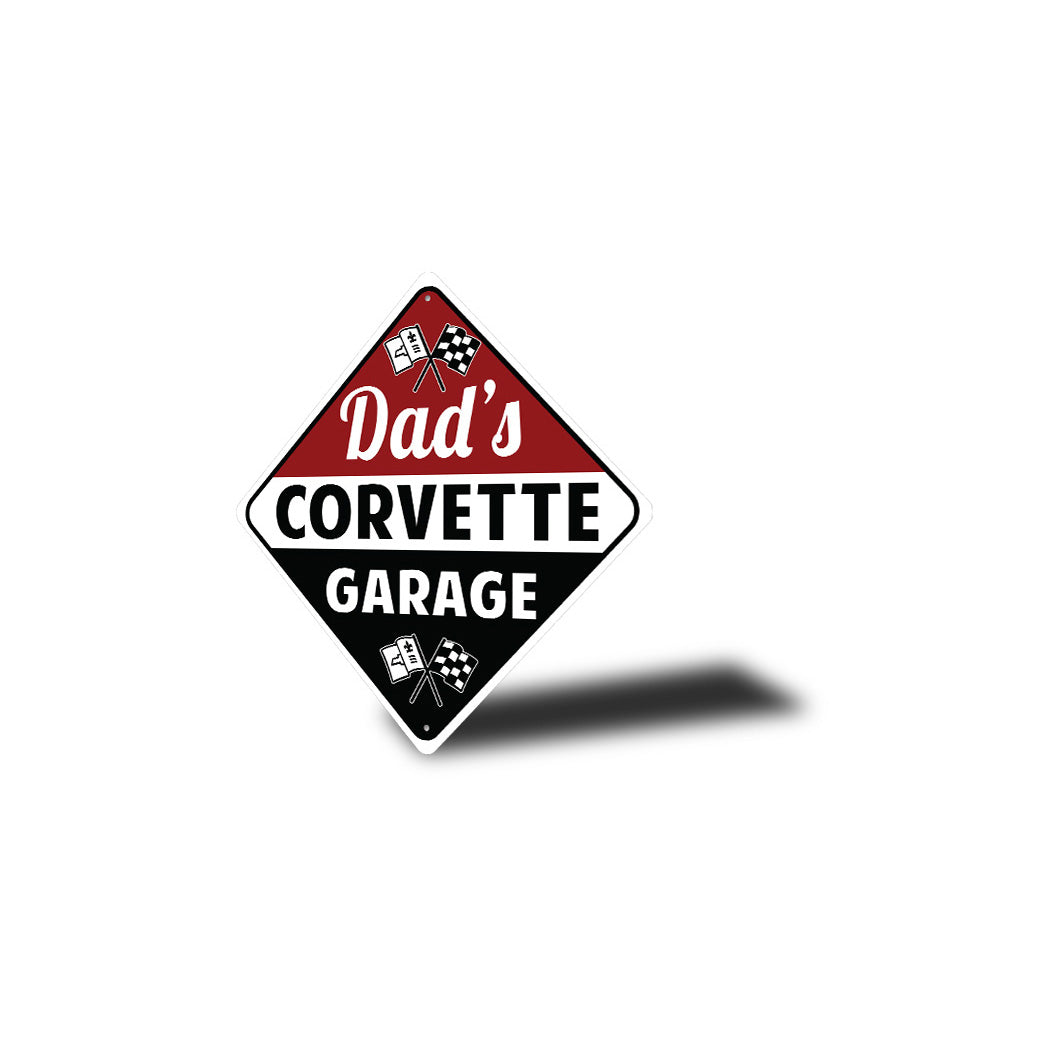 Custom Corvette Garage Sign