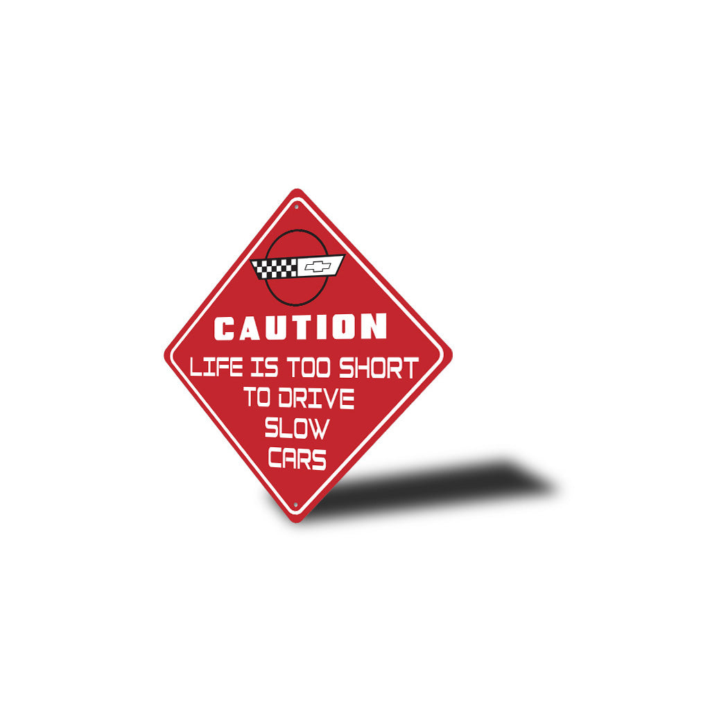 Caution Corvette Sign