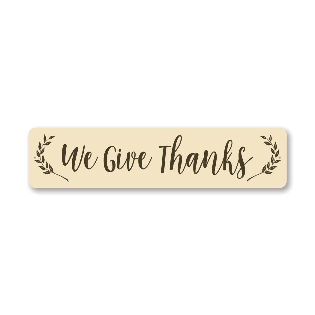 Give Thanks Sign