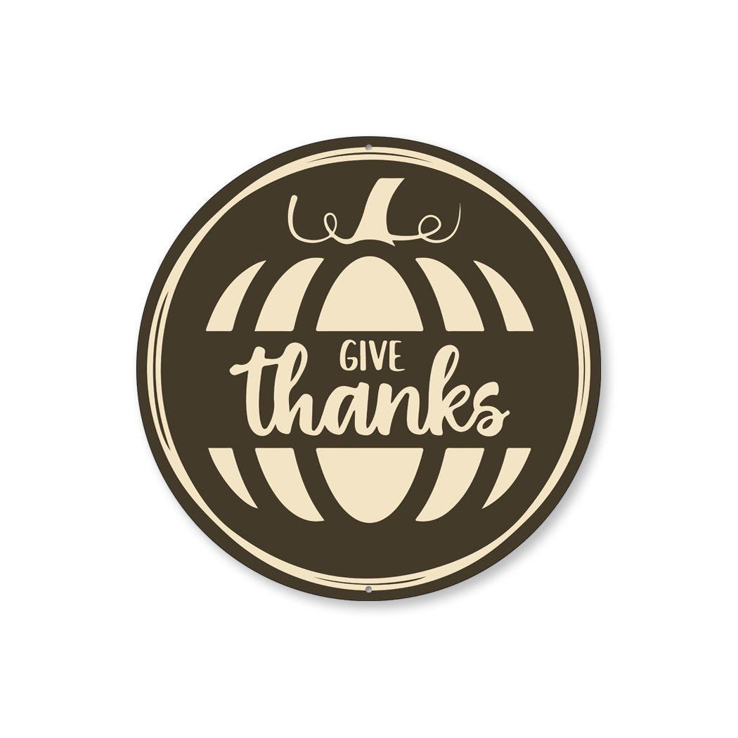 Give Thanks Circle Sign