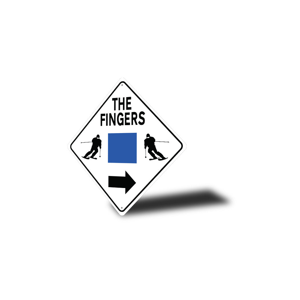 Advanced Skier Trail Diamond Sign
