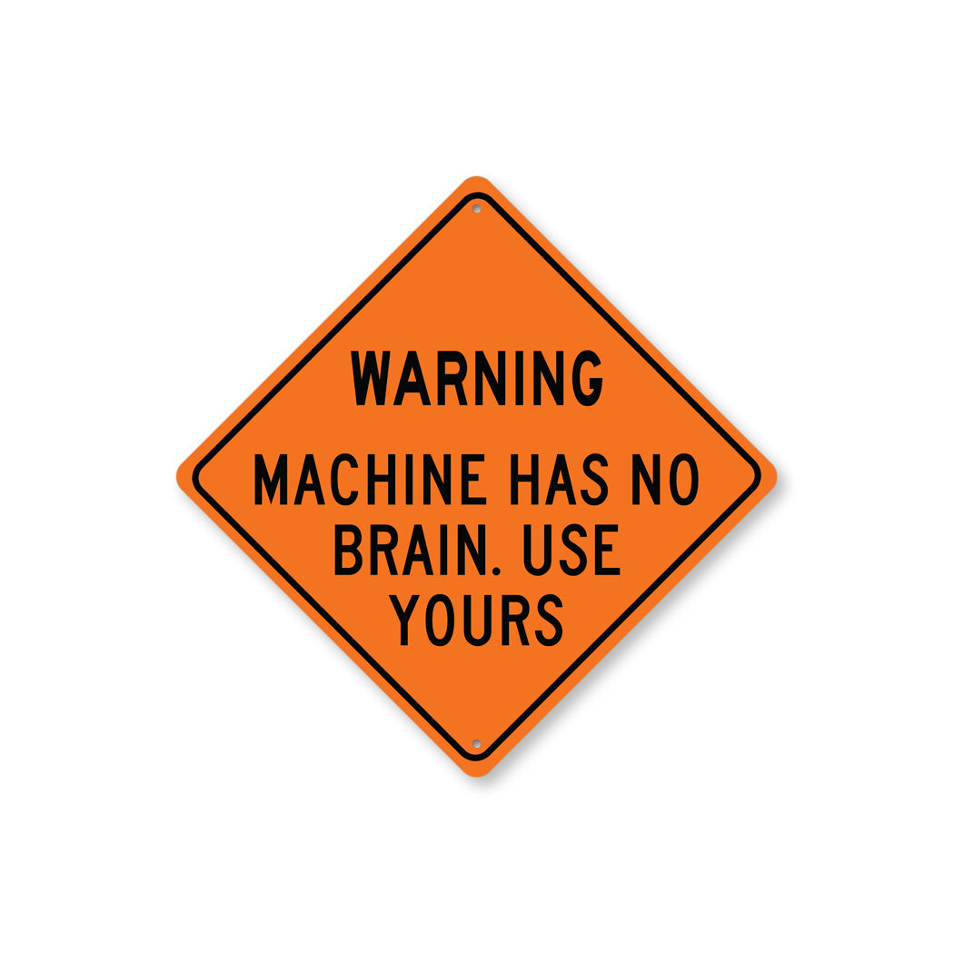 Funny Workshop Diamond Sign