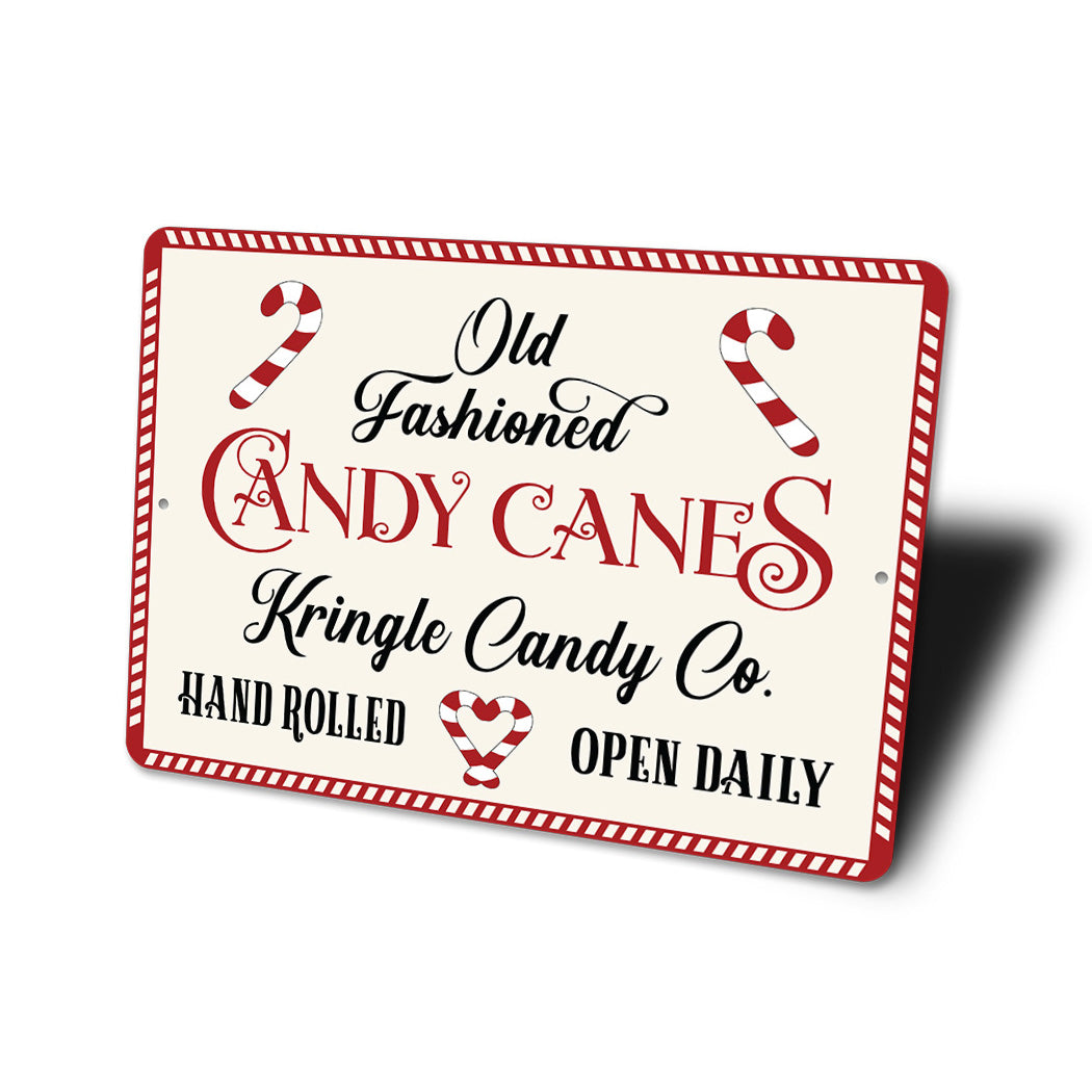 Old Fashion Candy Cane Sign