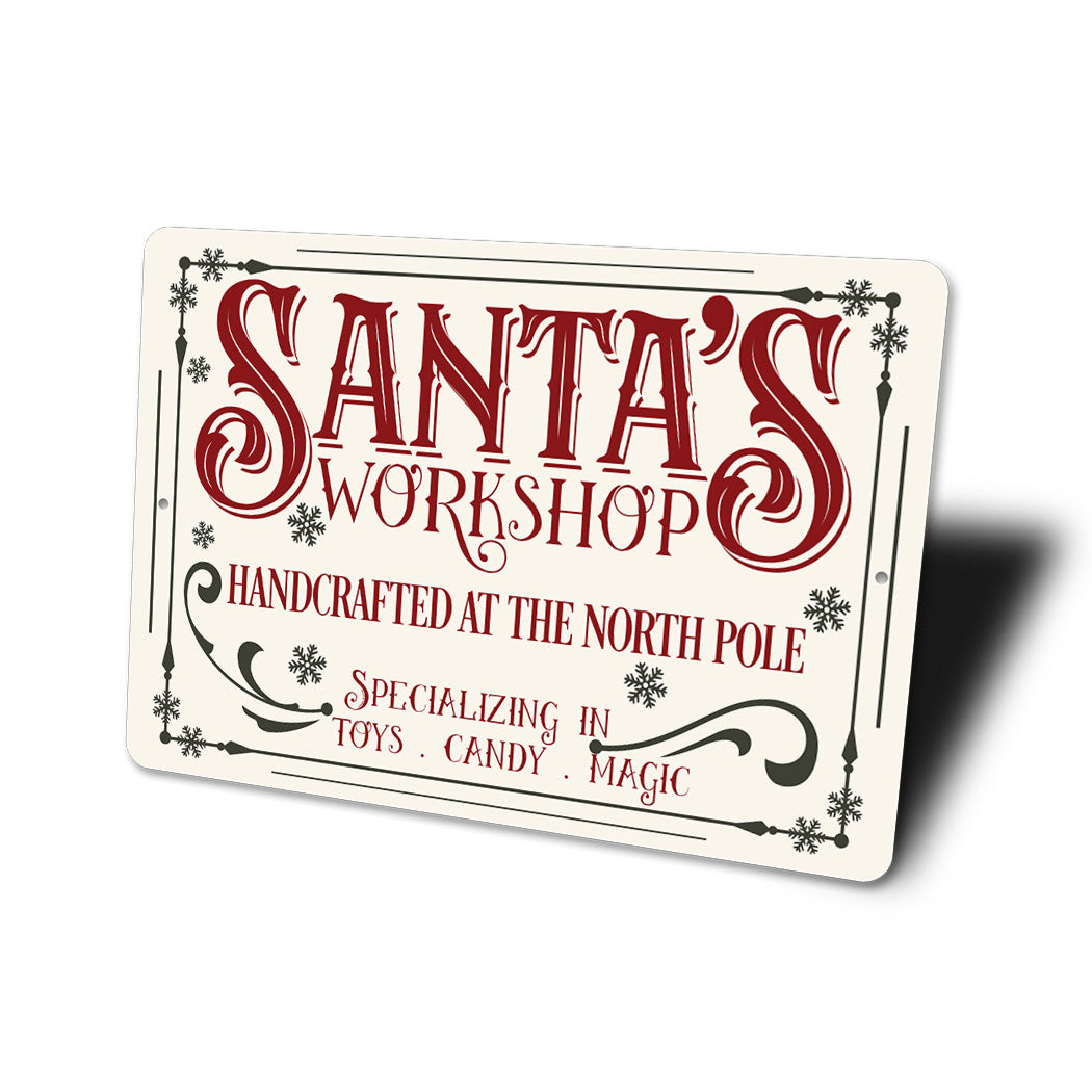 Santas Workshop Sign