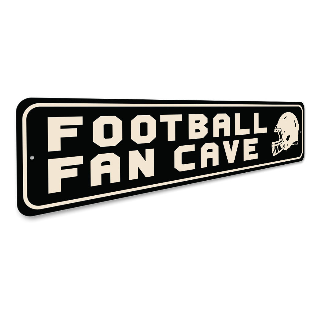 Football Fan Cave Sign
