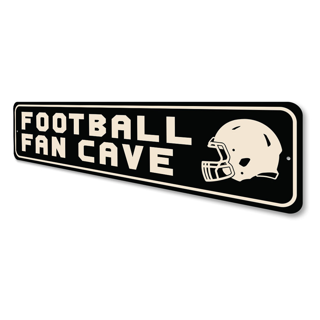Football Fan Cave Sign