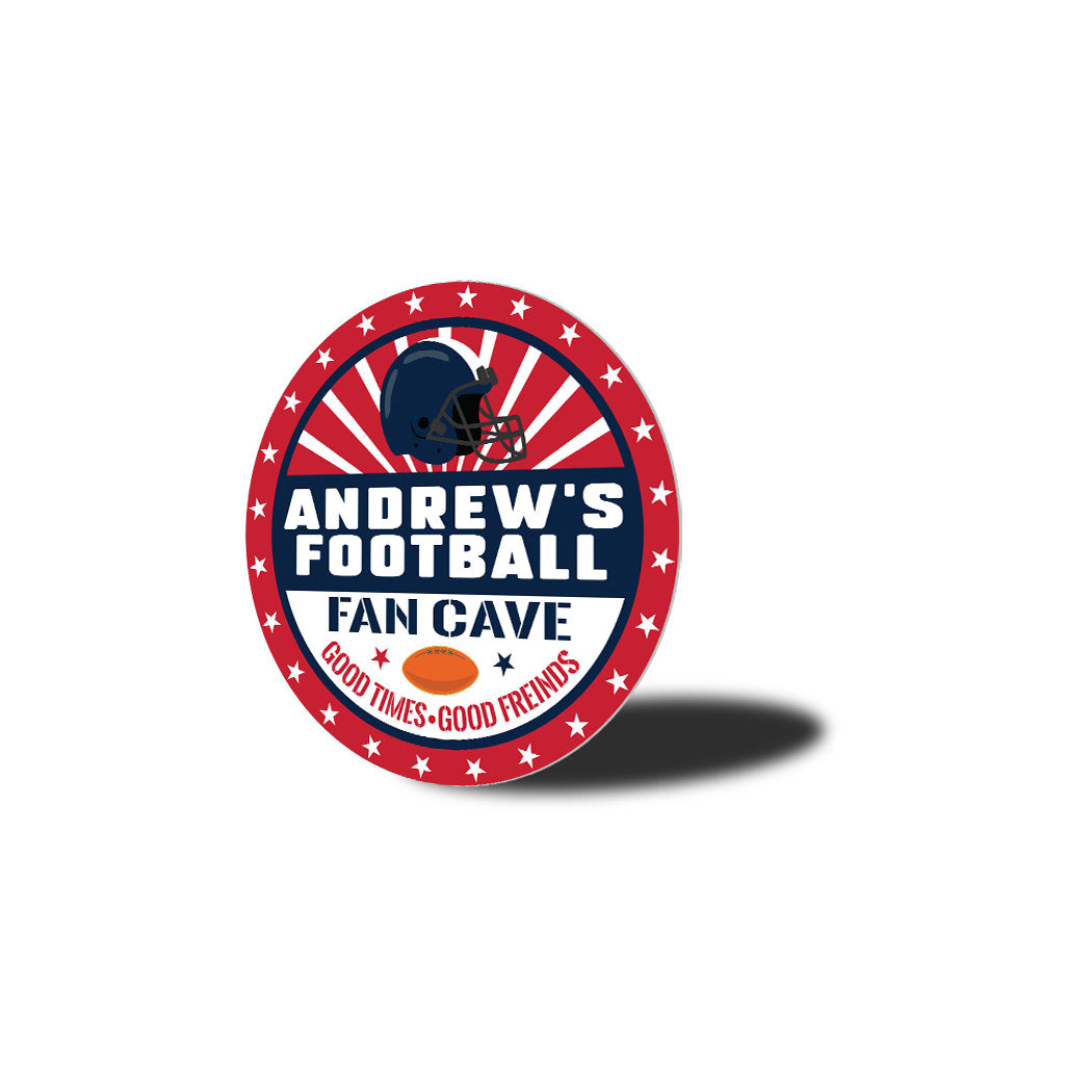 Custom Football Cave Sign