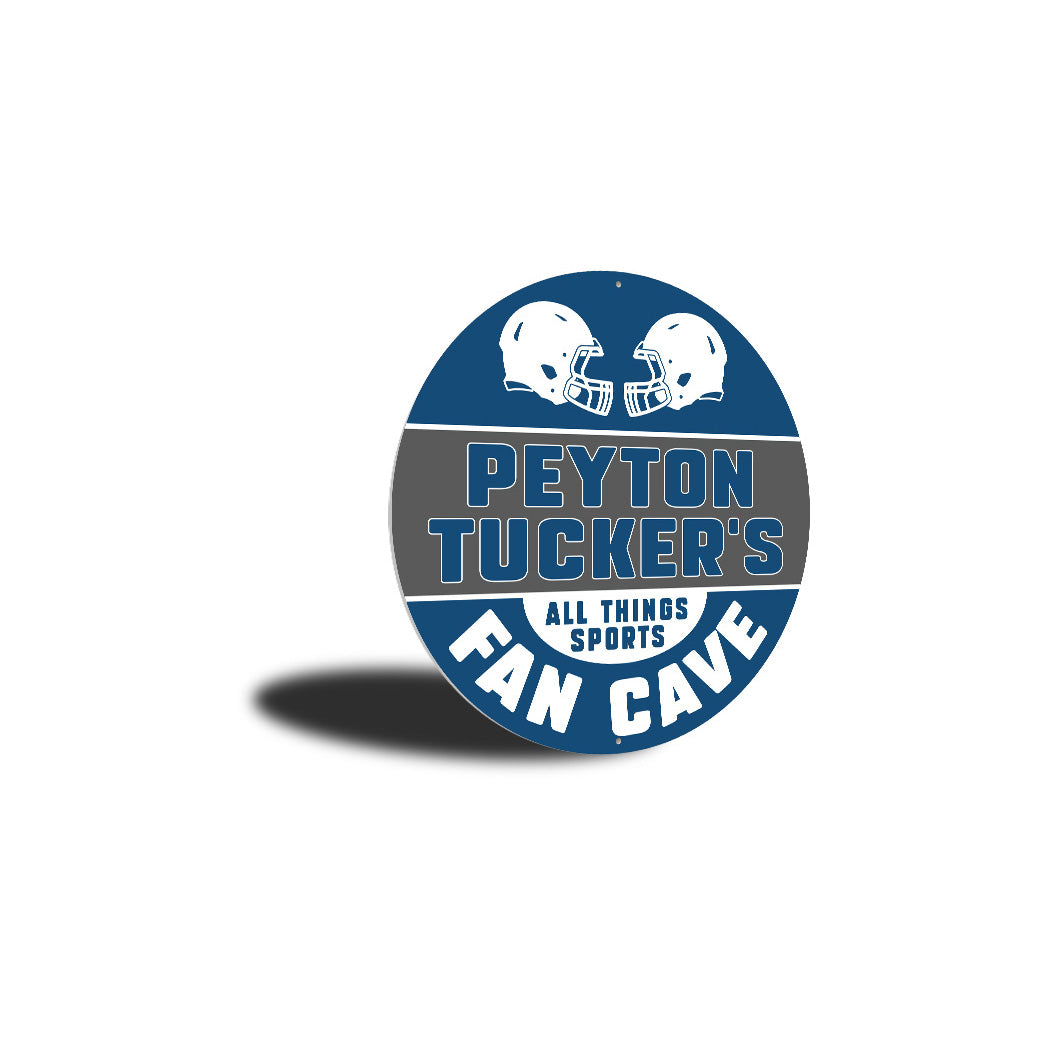 Football Fan Cave Sign