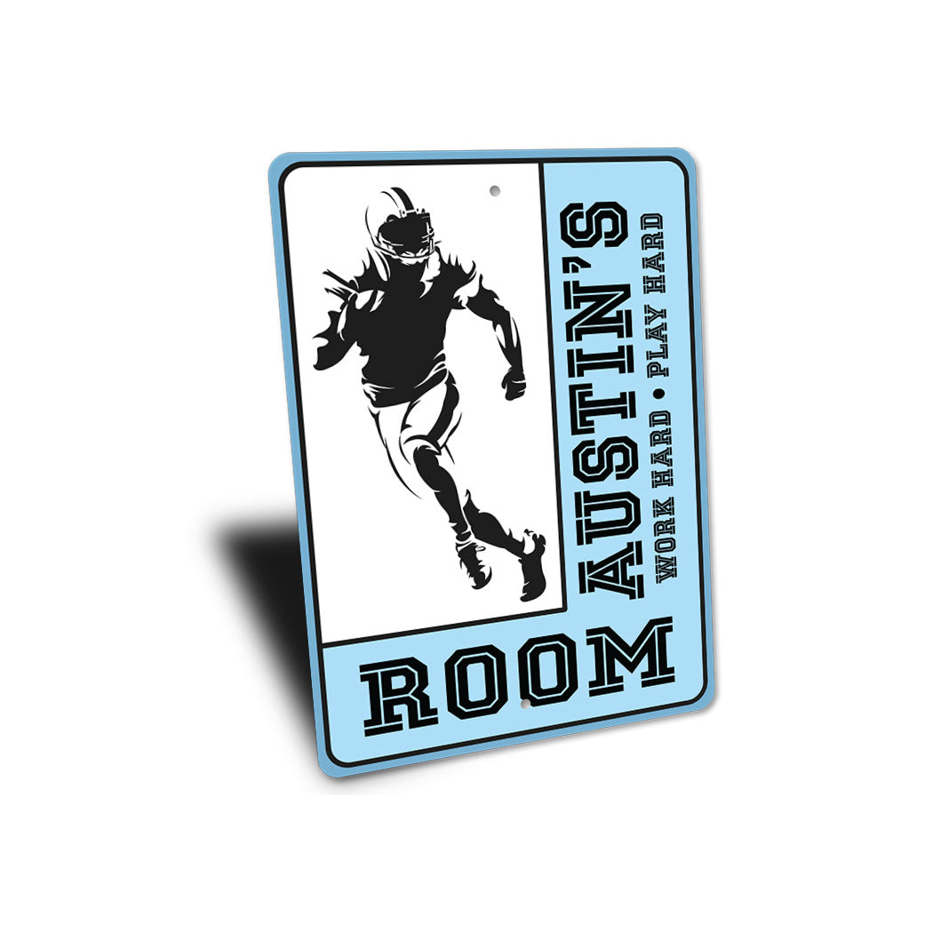 Football Kid Room Sign
