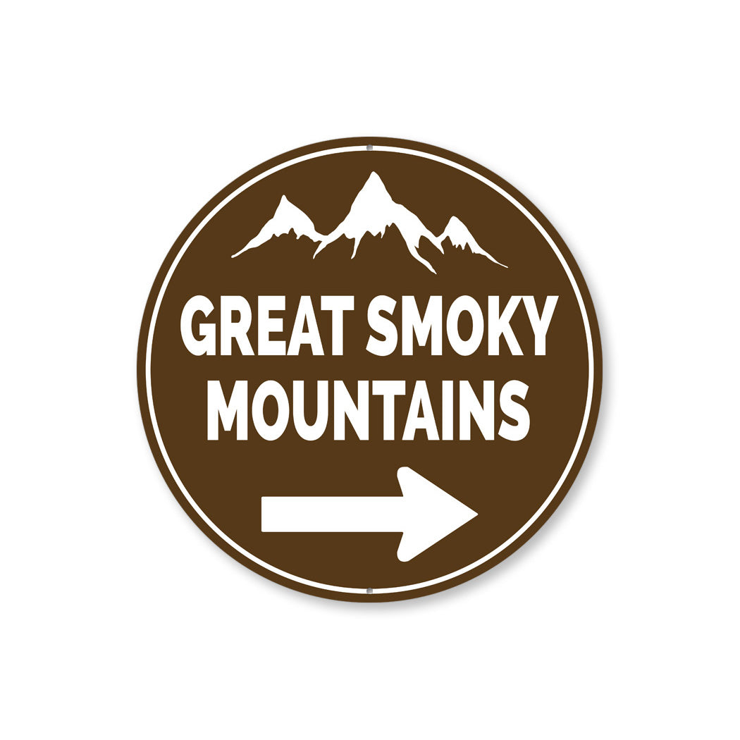 Mountain Direction Sign Sign