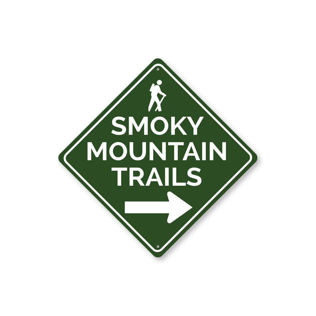 Smoky Mountain Trails Diamond Sign