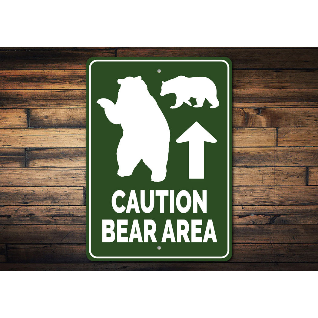 Bear Area Caution Sign